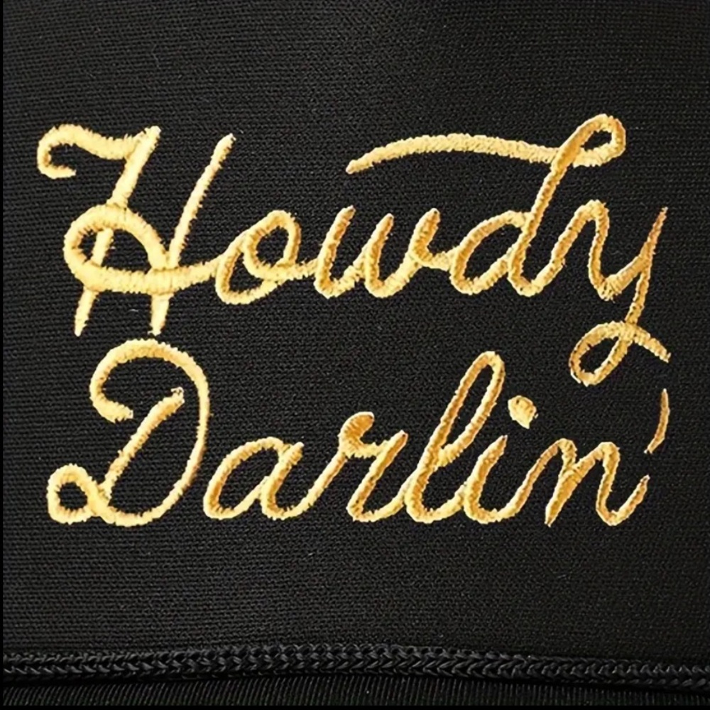 “Howdy Darlin’” Embroidered Trucker Hat - Picture 2 of 3